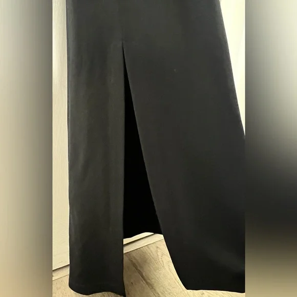 NWT Marcella Elegant Black One-Shoulder Maxi Dress Sz L Cocktail Evening Party - Picture 11 of 14